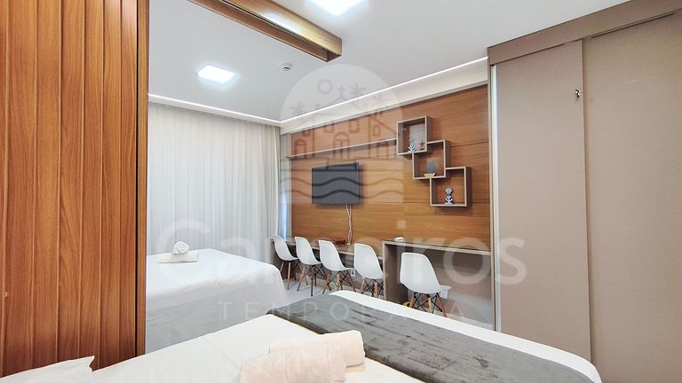 Flat 1 Quarto - Eco Resort Praia dos Carneiros (X02-2)