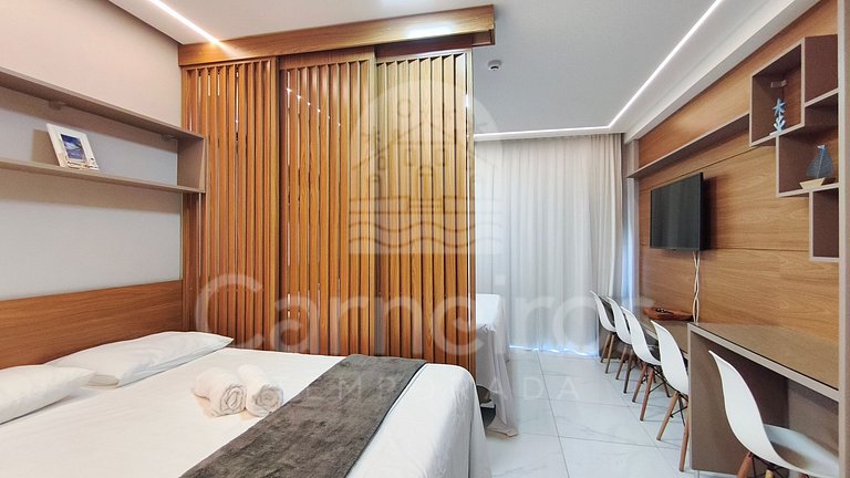 Flat 1 Quarto - Eco Resort Praia dos Carneiros (X02-2)