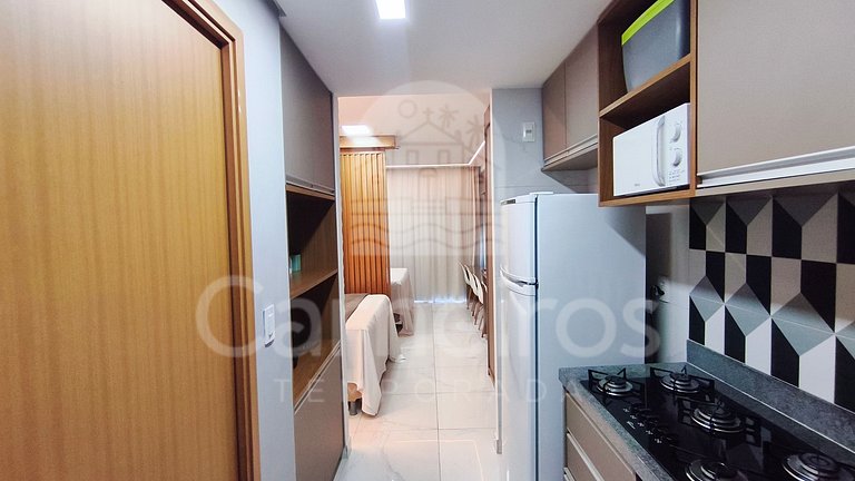 Flat 1 Quarto - Eco Resort Praia dos Carneiros (X02-2)