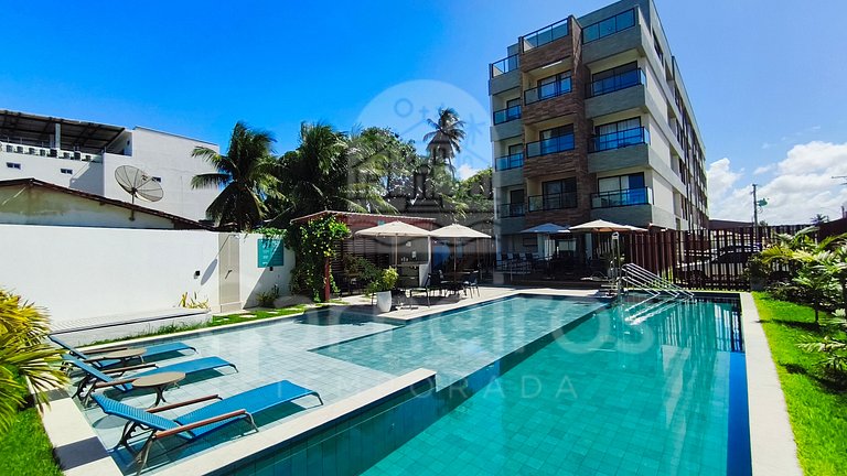 Studio no Maré Alta Beach - Praia de Tamandaré (C14)