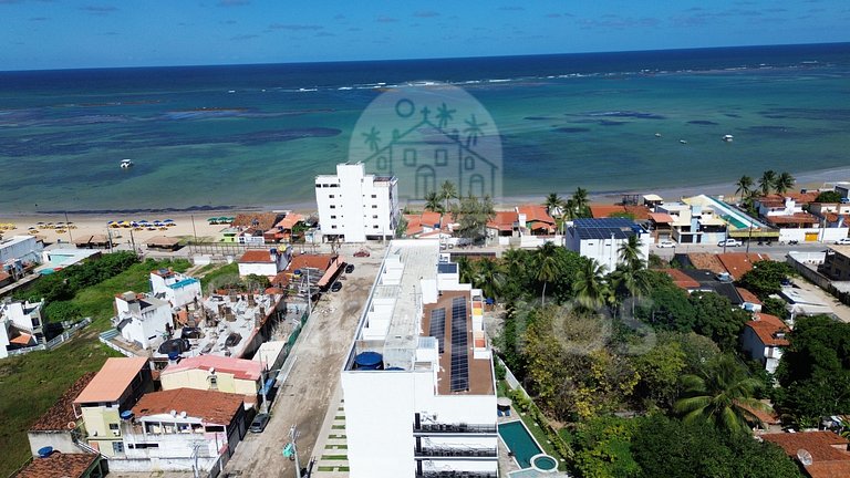 Studio no Maré Alta Beach - Praia de Tamandaré (C14)