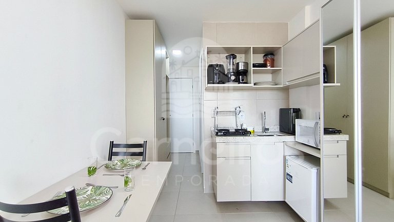 Studio no Maré Alta Beach - Praia de Tamandaré (C14)