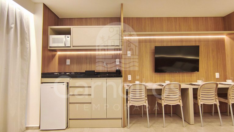 Flat na Praia dos Carneiros c/ Piscina (X03-3)