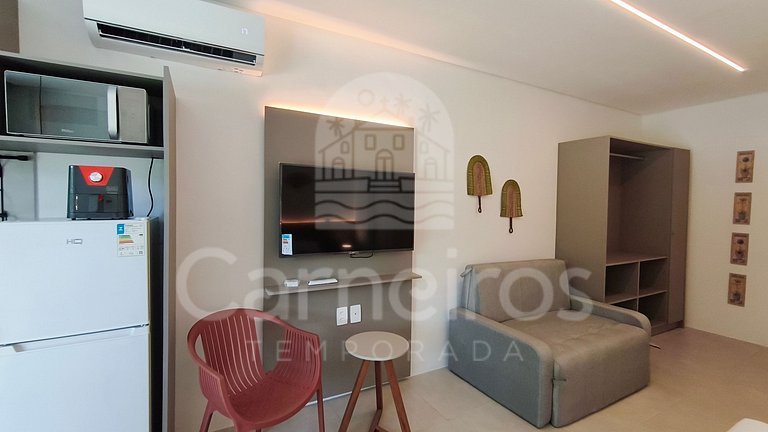 Studio no Mila Rooftop - Praia de Tamandaré (x05)