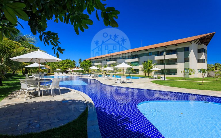 Flat 1 Quarto no Carneiros Beach Resort (C19-E)