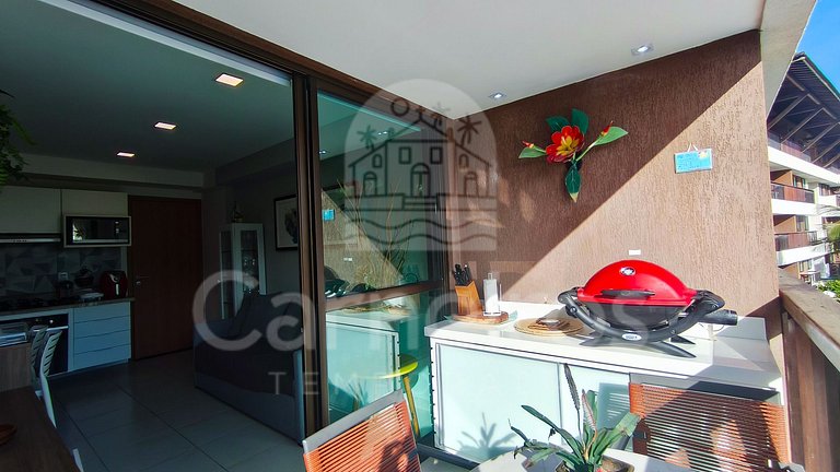 2 Quartos Vista Piscina - Cupe Beach Living (A04)