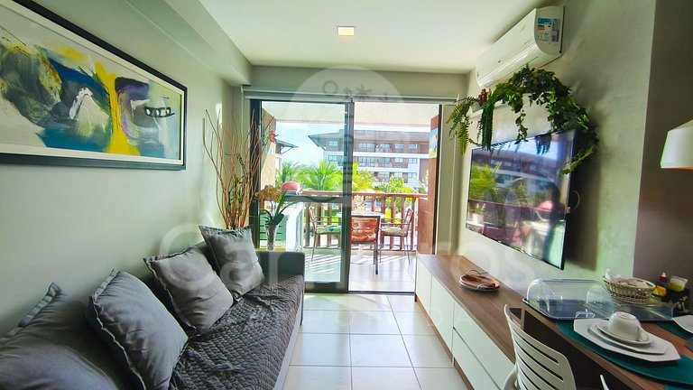 2 Quartos Vista Piscina - Cupe Beach Living (A04)