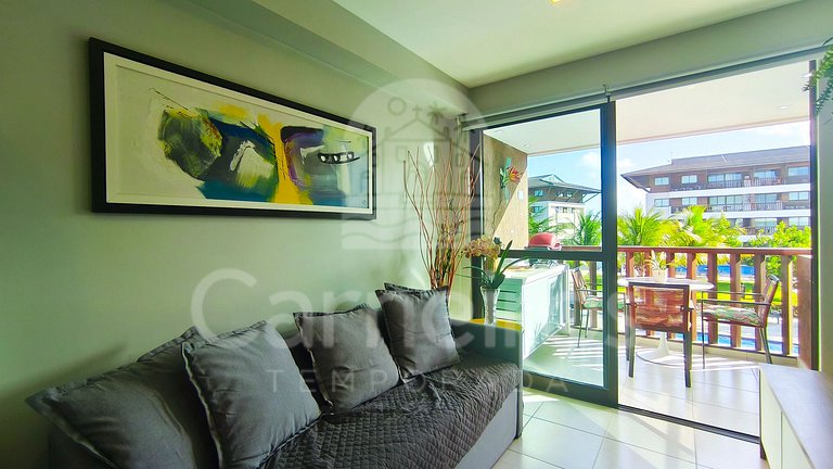 2 Quartos Vista Piscina - Cupe Beach Living (A04)