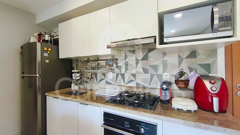 2 Quartos Vista Piscina - Cupe Beach Living (A04)