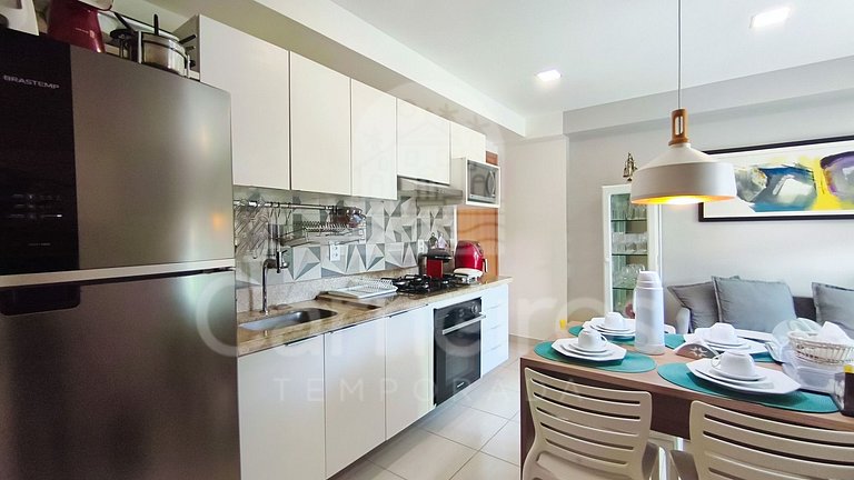 2 Quartos Vista Piscina - Cupe Beach Living (A04)