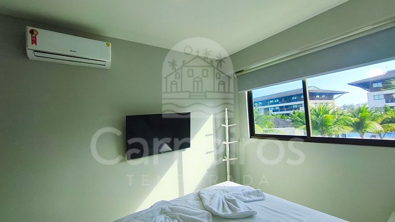 2 Quartos Vista Piscina - Cupe Beach Living (A04)