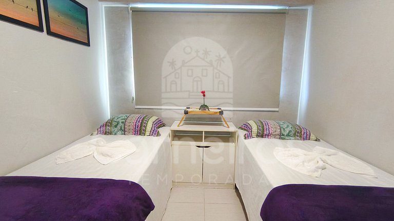 2 Quartos Vista Piscina - Cupe Beach Living (A04)