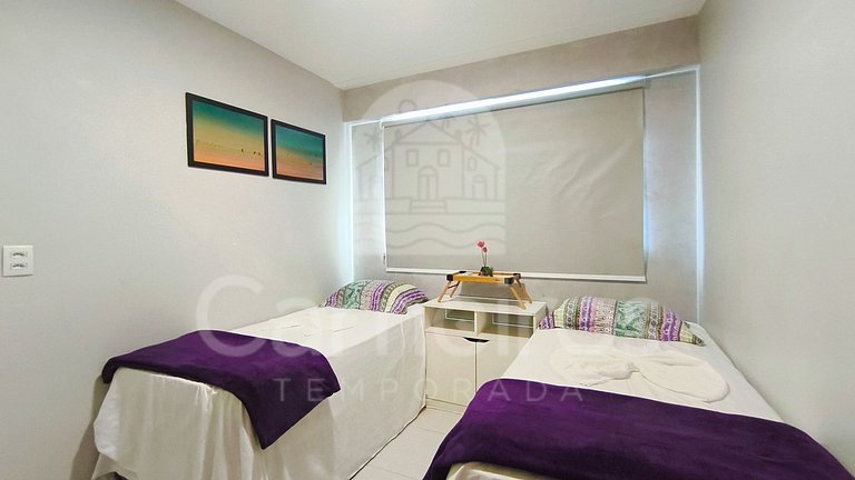 2 Quartos Vista Piscina - Cupe Beach Living (A04)