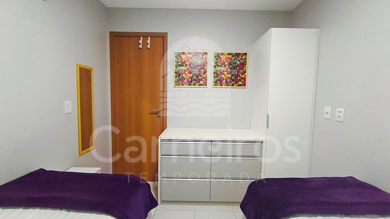 2 Quartos Vista Piscina - Cupe Beach Living (A04)