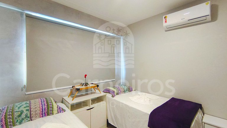 2 Quartos Vista Piscina - Cupe Beach Living (A04)