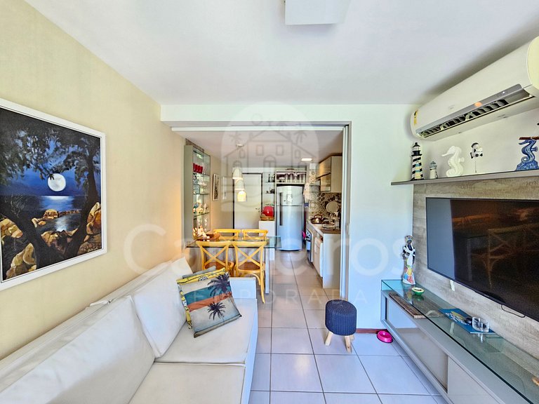 Flat 02 Quartos no Nannai Residence - Porto de Galinhas