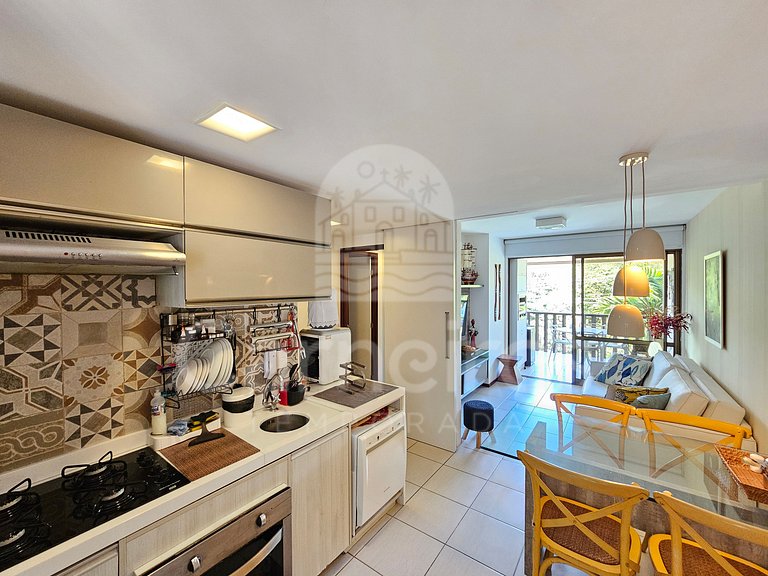 Flat 02 Quartos no Nannai Residence - Porto de Galinhas