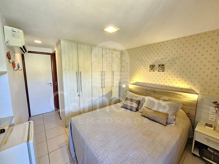 Flat 02 Quartos no Nannai Residence - Porto de Galinhas