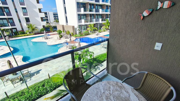 Studio com Vista Piscina no Makia Beach (A19-4)