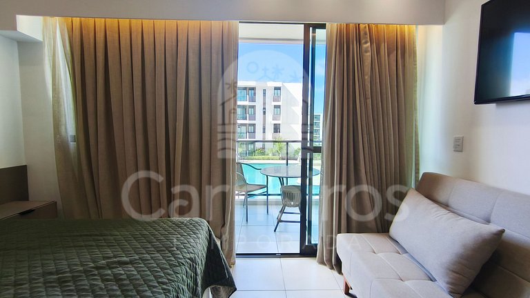 Studio com Vista Piscina no Makia Beach (A19-4)
