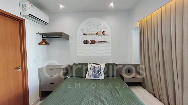 Studio com Vista Piscina no Makia Beach (A19-4)