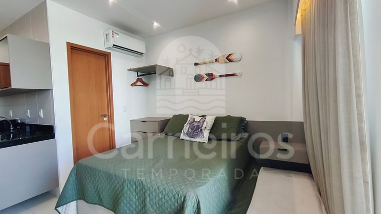 Studio com Vista Piscina no Makia Beach (A19-4)