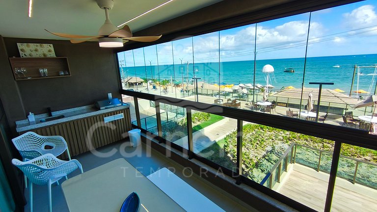 Flat 3 Quartos Vista Mar no Açores Tamandaré (B24)