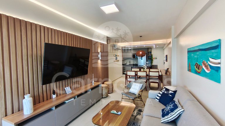 Flat 3 Quartos Vista Mar no Açores Tamandaré (B24)