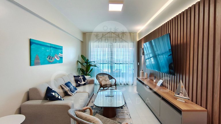 Flat 3 Quartos Vista Mar no Açores Tamandaré (B24)