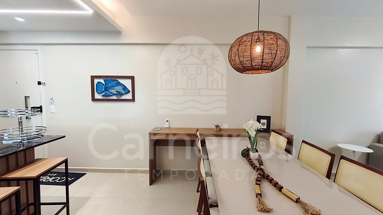 Flat 3 Quartos Vista Mar no Açores Tamandaré (B24)