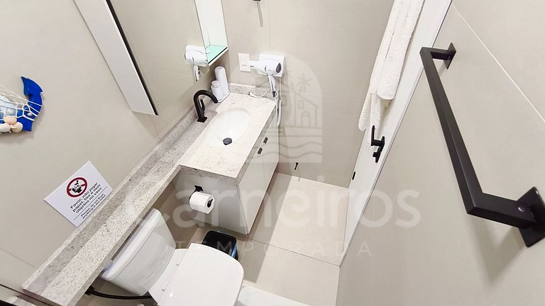 Flat 3 Quartos Vista Mar no Açores Tamandaré (B24)