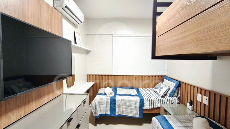 Flat 3 Quartos Vista Mar no Açores Tamandaré (B24)