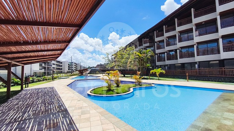 Studio Térreo no Carneiros Atlântico - Pé na areia (D018)