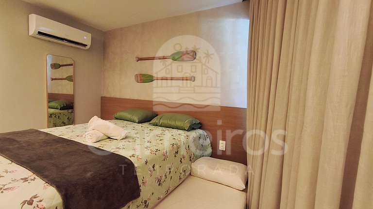 Studio Térreo no Carneiros Atlântico - Pé na areia (D018)