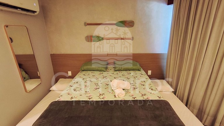 Studio Térreo no Carneiros Atlântico - Pé na areia (D018)