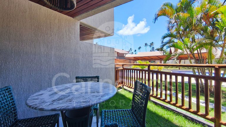 Studio Térreo no Carneiros Atlântico - Pé na areia (D108)