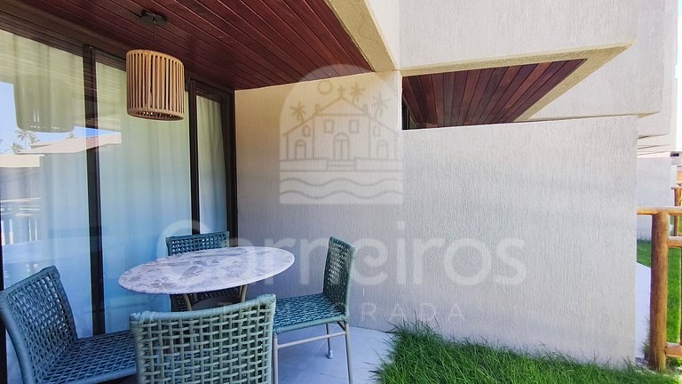 Studio no Carneiros Atlântico - Pé na areia (D018)