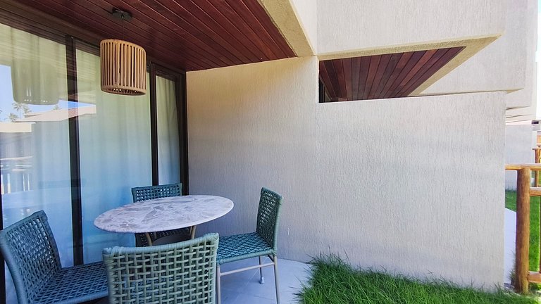 Studio no Carneiros Atlântico | Pé na areia