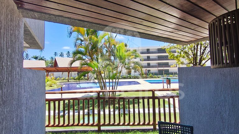 Studio Térreo no Carneiros Atlântico - Pé na areia (D108)