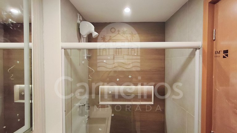 Studio Térreo no Carneiros Atlântico - Pé na areia (D108)