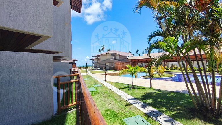 Studio Térreo no Carneiros Atlântico - Pé na areia (D018)