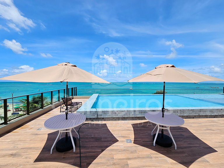 Flat 3 Quartos Vista Mar no Açores Tamandaré (B24)