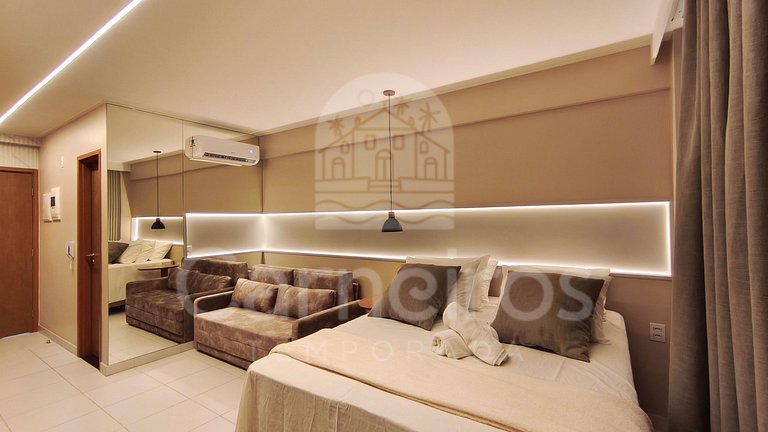 Studio Completo no Malia Beach (C15-1)