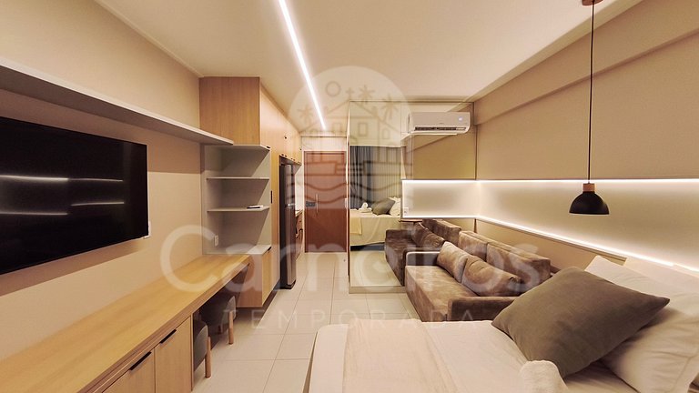 Studio Completo no Malia Beach (C15-1)