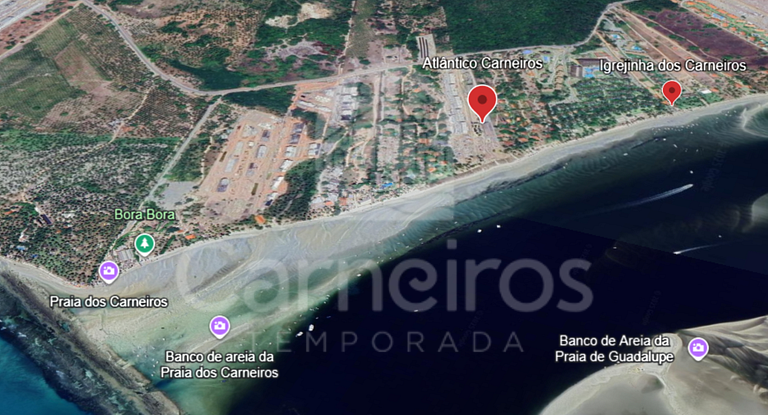 Studio Térreo-Carneiros Atlântico-Pé na areia (B033)