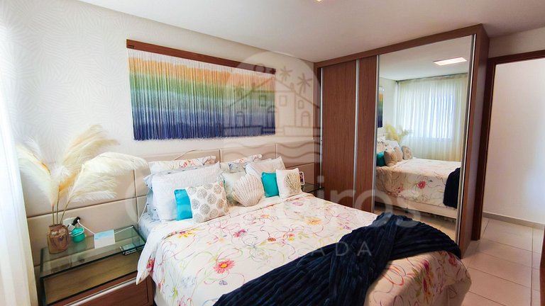 Flat 1 Quarto - Carneiros Beach Resort (C06-C)