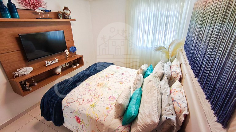 Flat 1 Quarto - Carneiros Beach Resort (C06-C)