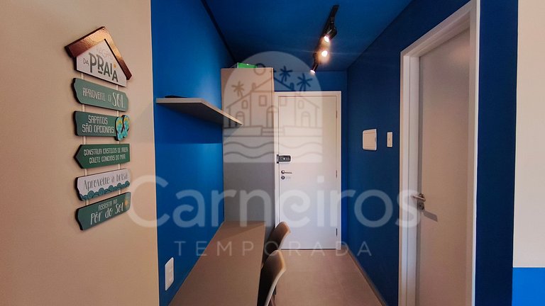 Studio no Nawa Residence - Praia de Tamandaré(A04)