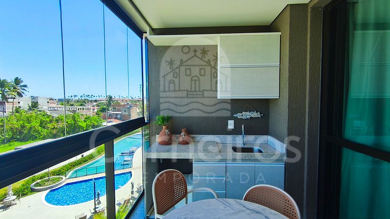 Flat no Beach Class Summer Residence (C09-4)