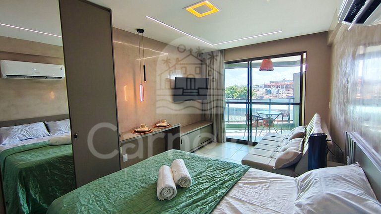 Flat no Açores - Pé na Areia de Tamandaré (B21)